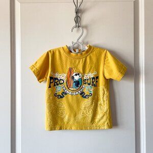Vintage Snoopy Kids Pro-Surf Championship T-Shirt